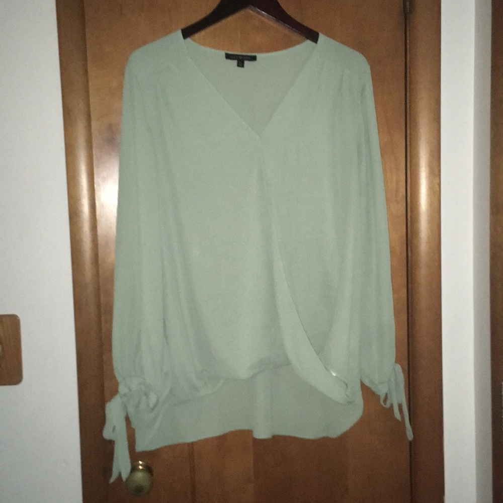 Sage Sheer Shirt